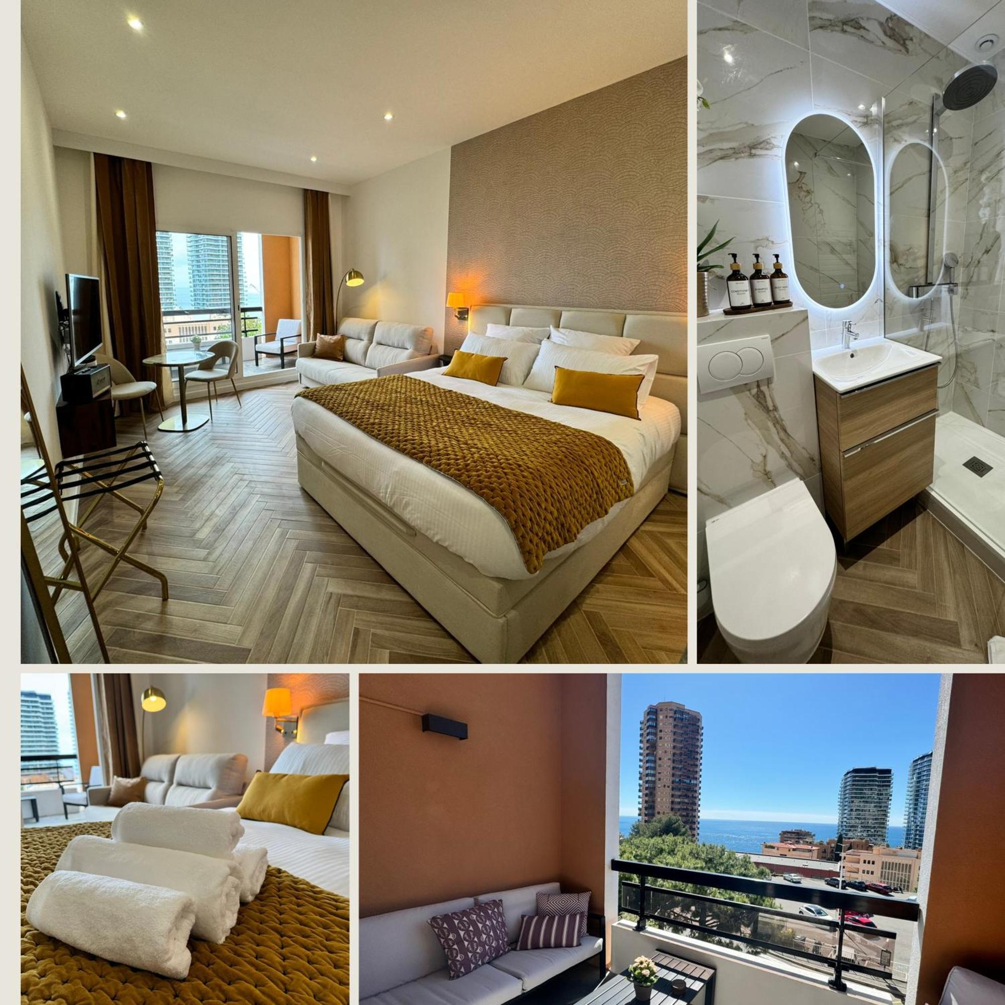 Monaco Border Luxury Suite - Sea View - Pool Beausoleil Kültér fotó
