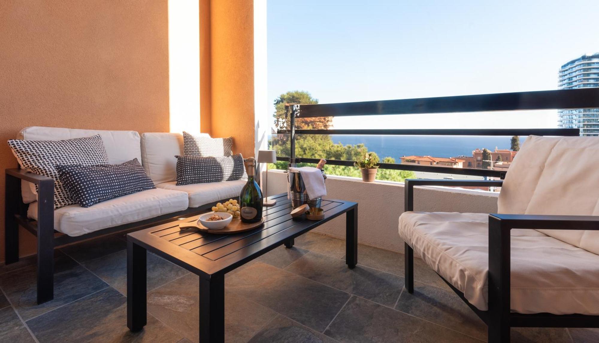 Monaco Border Luxury Suite - Sea View - Pool Beausoleil Kültér fotó